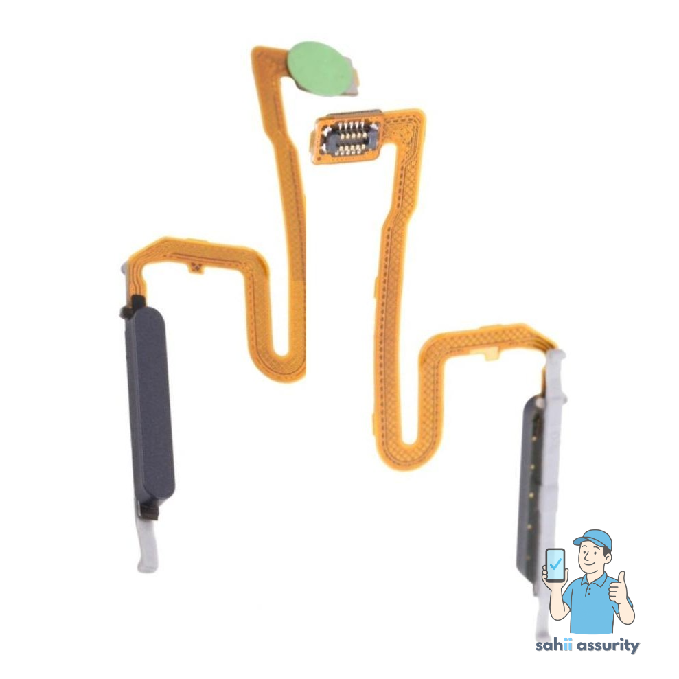 Fingerprint Sensor with Flex Cable for Xiaomi Redmi Note 10 Pro Black